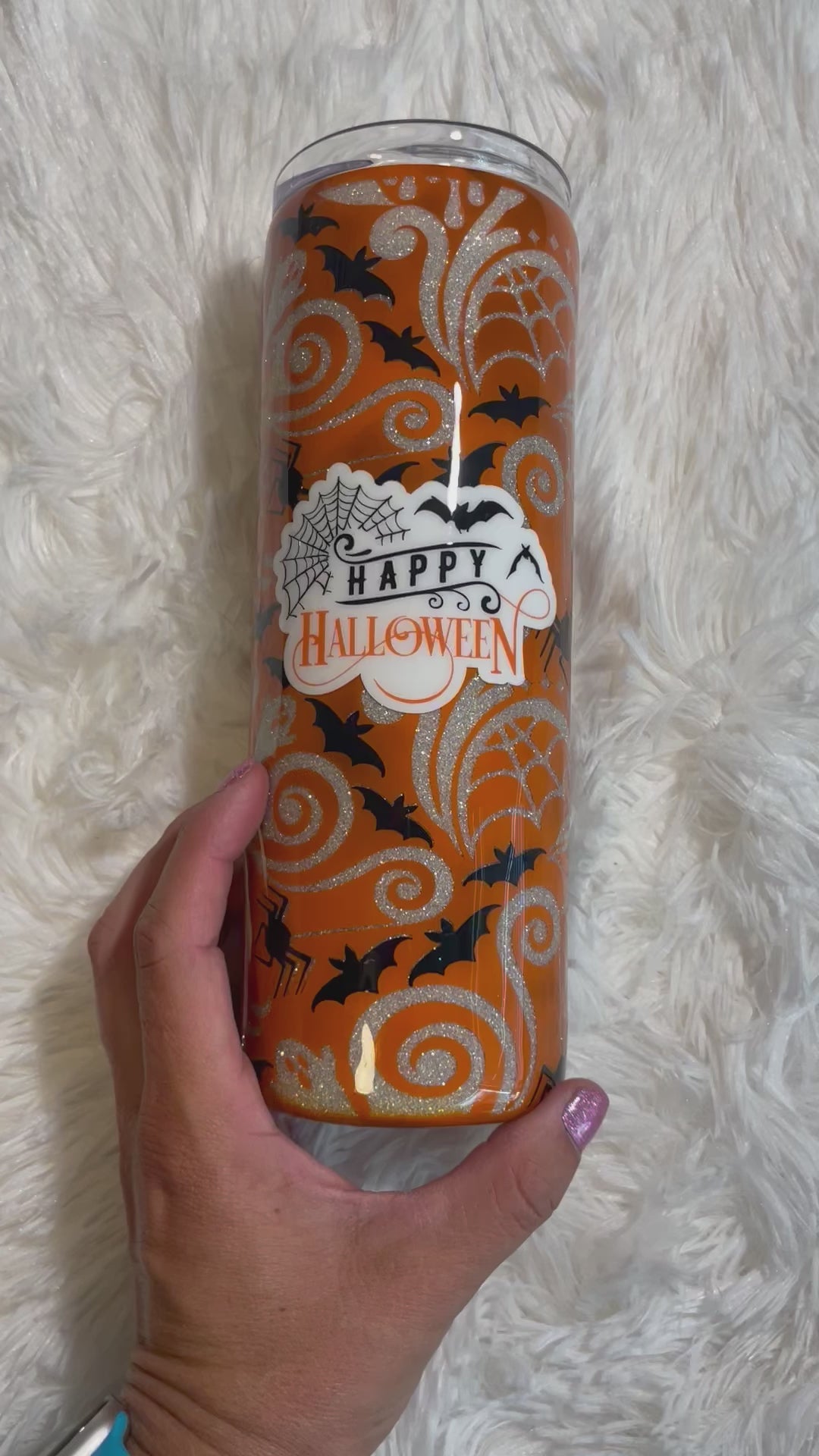 Happy Halloween 20 oz. Skinny Tumbler – Caudle's Creations