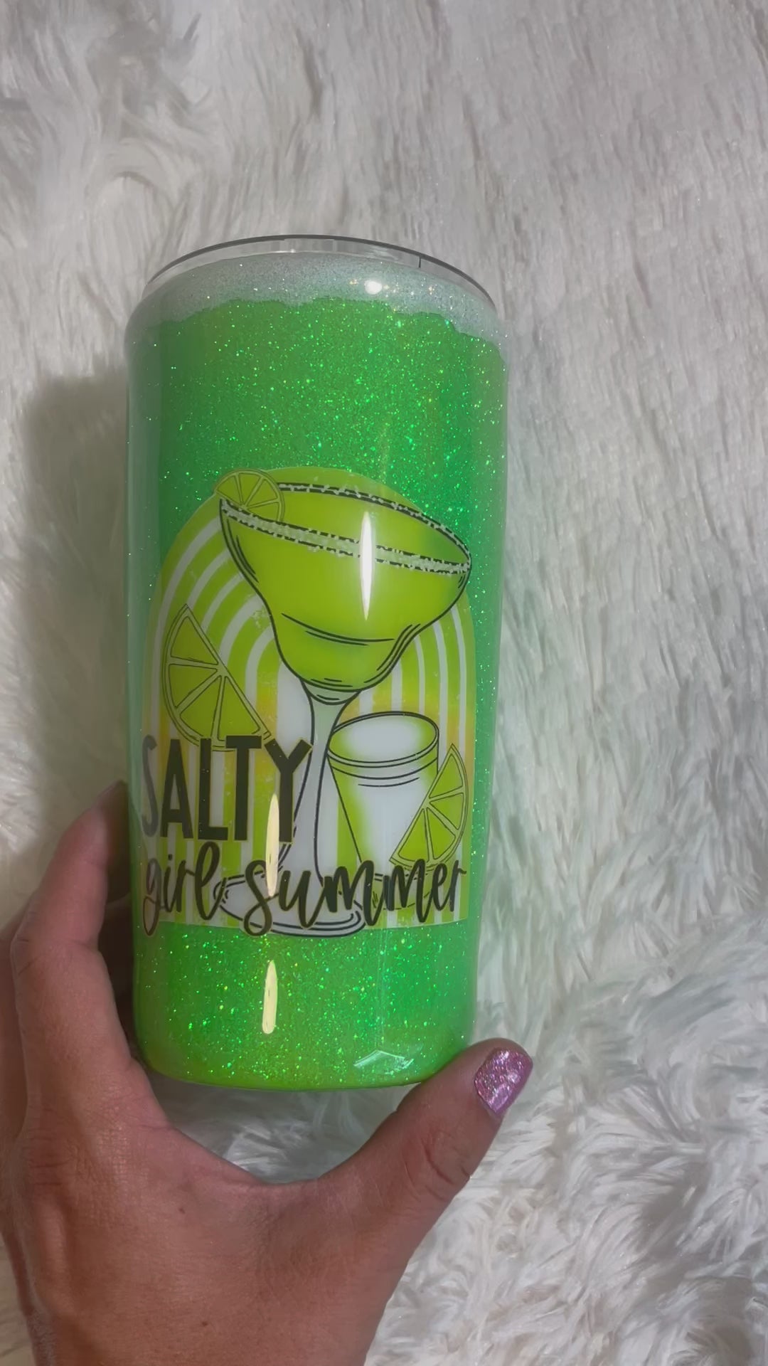Salty Girl Summer 20 oz. Curve Tumbler – Caudle's Creations